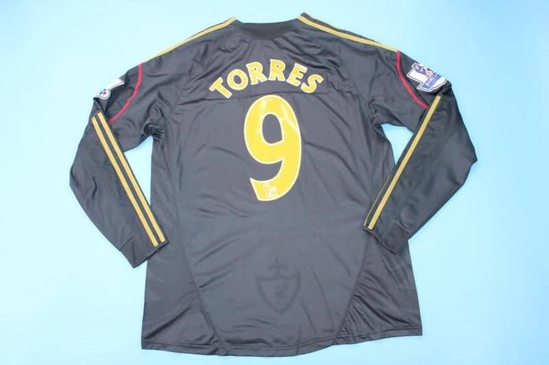 Liverpool Soccer Jersey Away Long Sleeve Retro Replica 2009/10