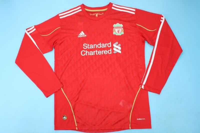 Liverpool Soccer Jersey Home Long Sleeve Retro Replica 2010/12