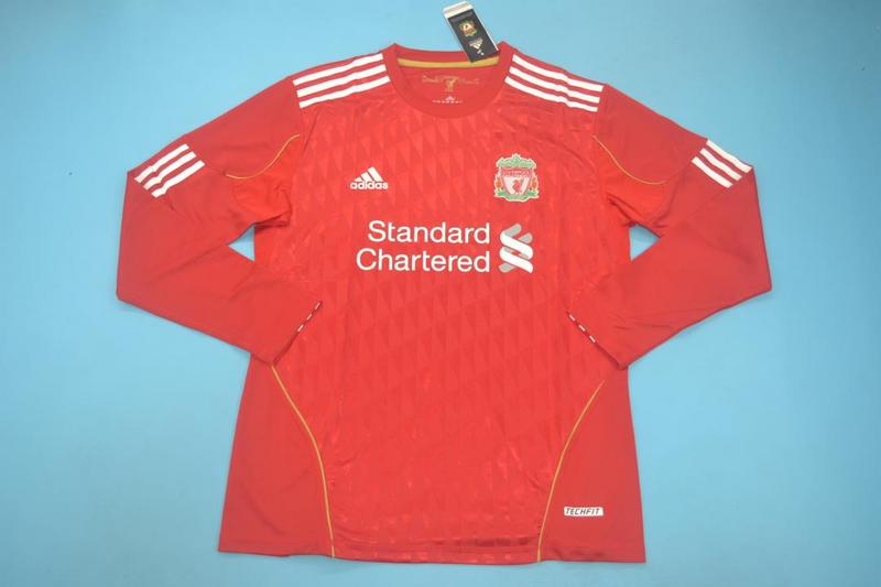 Liverpool Soccer Jersey Home Long Retro Replica 2011/12