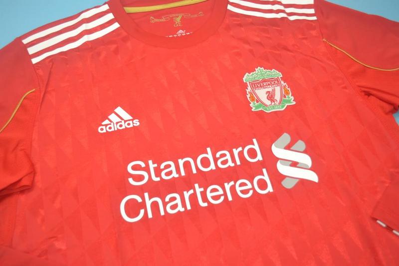 Liverpool Soccer Jersey Home Long Retro Replica 2011/12