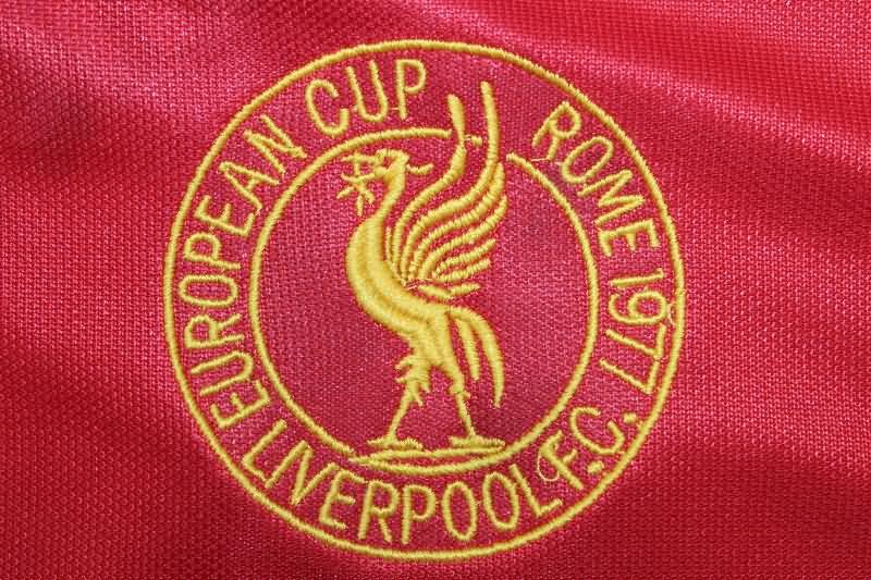 Liverpool Soccer Jersey Home UCL Final Retro Replica 1977