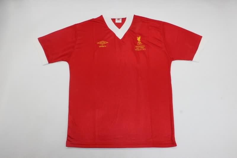 Liverpool Soccer Jersey Home UCL Final Retro Replica 1978