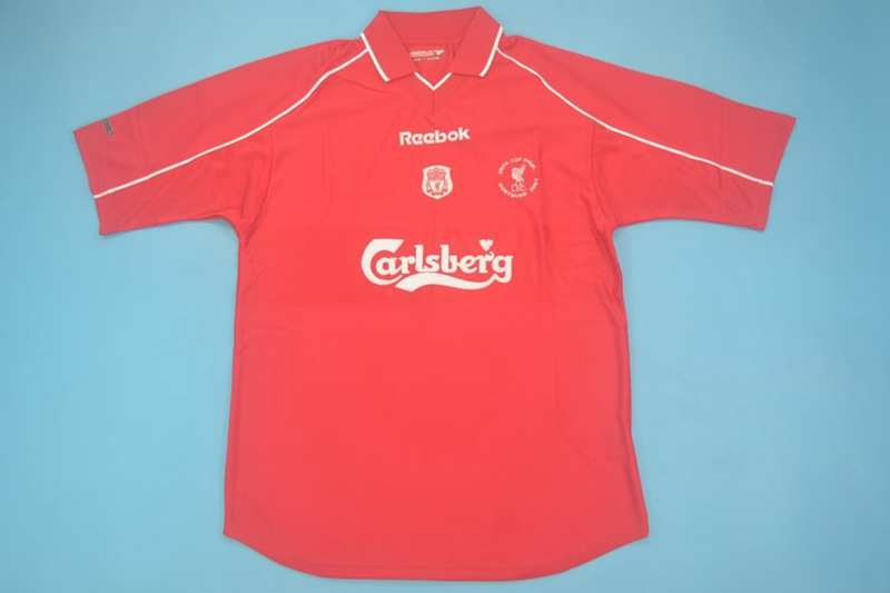 Liverpool Soccer Jersey UEFA Final Retro Replica 2001