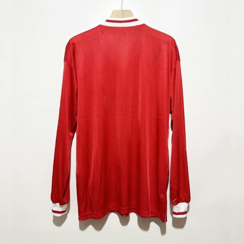 Liverpool Soccer Jersey Home Long Sleeve Retro Replica 1982/83