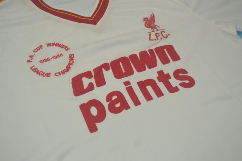 Liverpool Soccer Jersey Away Retro Replica 1985/86