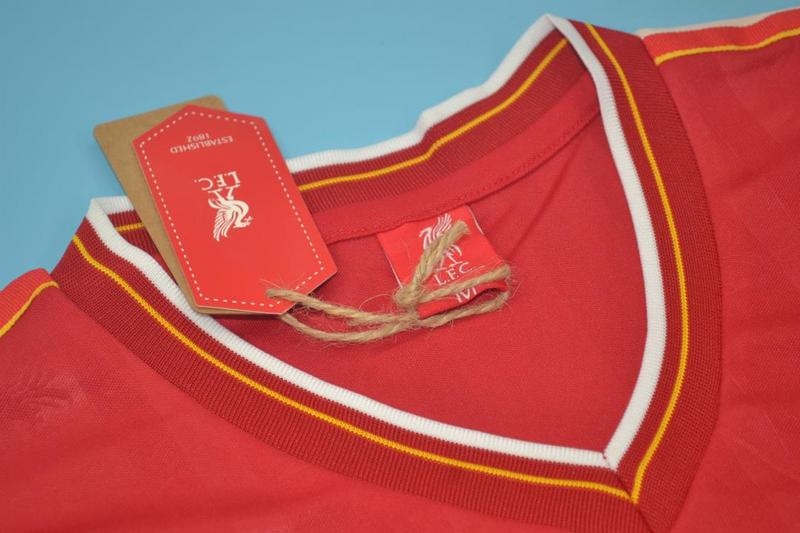 Liverpool Soccer Jersey Home Retro Replica 1985/86