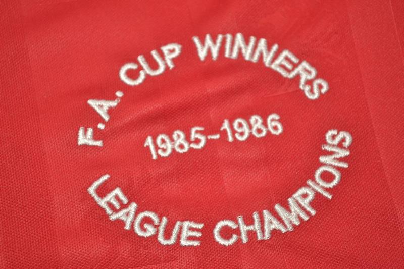 Liverpool Soccer Jersey Home Retro Replica 1985/86