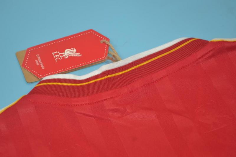 Liverpool Soccer Jersey Home Retro Replica 1985/86