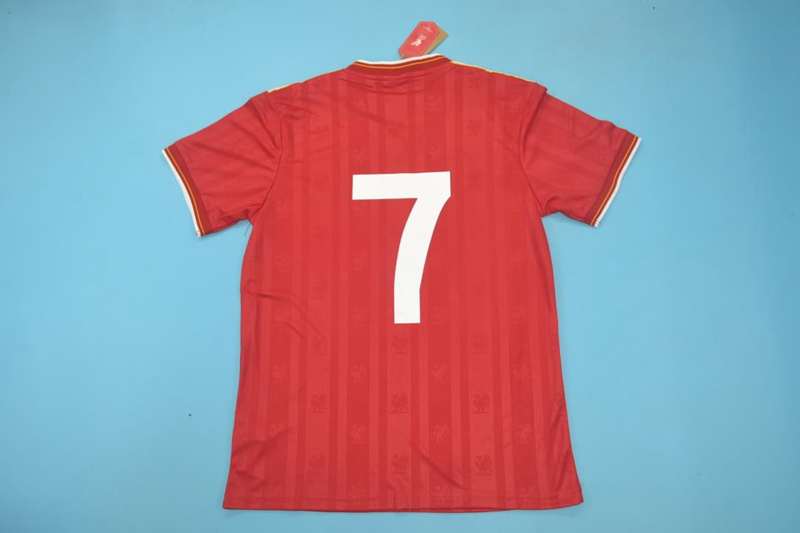 Liverpool Soccer Jersey Home Retro Replica 1985/86