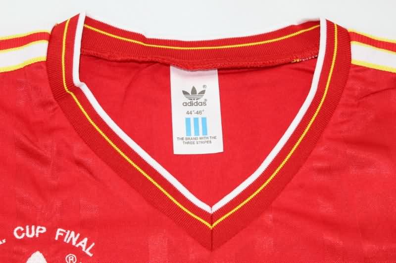 Liverpool Soccer Jersey Home Long Retro Replica 1985/86