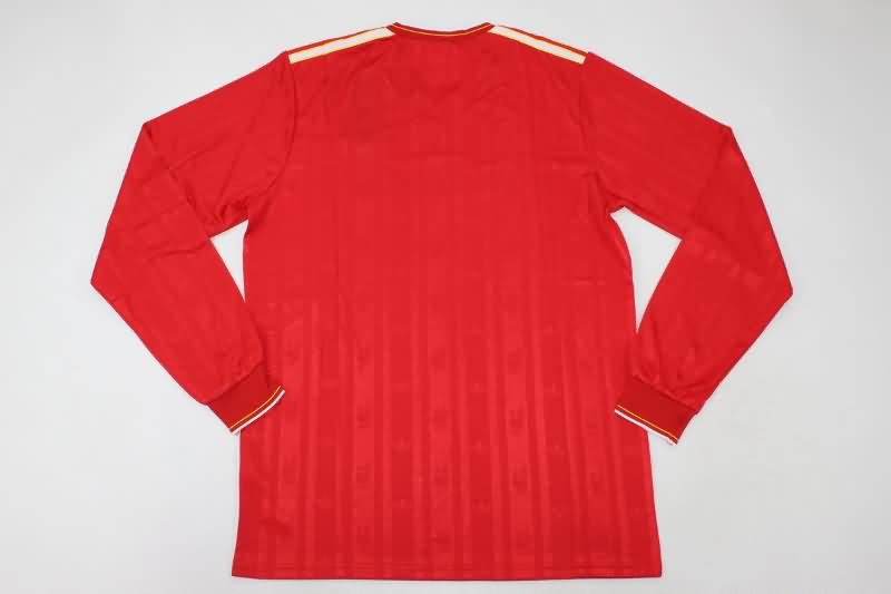 Liverpool Soccer Jersey Home Long Retro Replica 1985/86