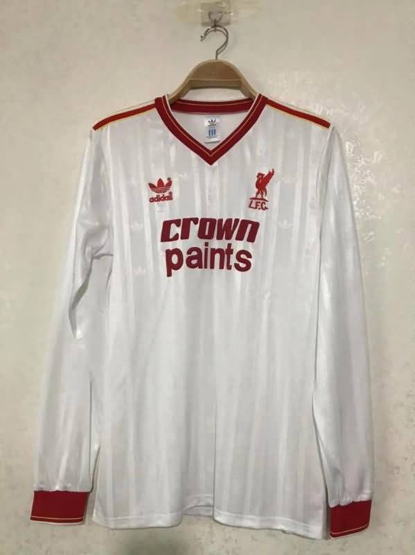 Liverpool Soccer Jersey Away Long Retro Replica 1986/87