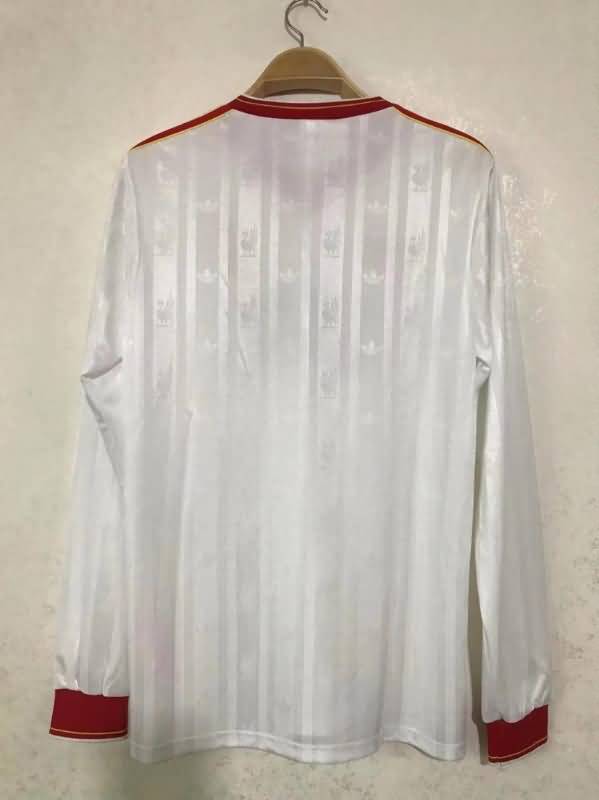 Liverpool Soccer Jersey Away Long Retro Replica 1986/87