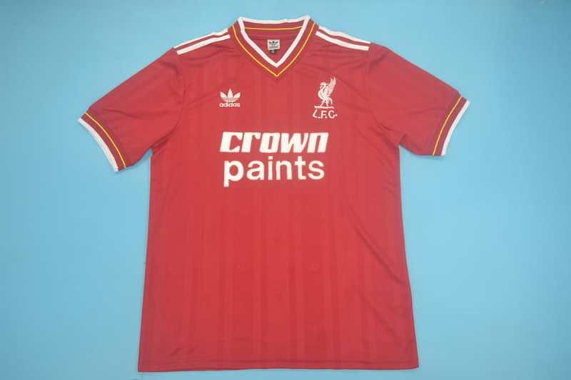 Liverpool Soccer Jersey Home Retro Replica 1986/87
