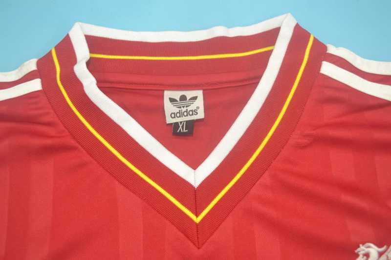 Liverpool Soccer Jersey Home Retro Replica 1986/87