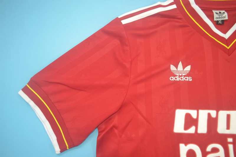 Liverpool Soccer Jersey Home Retro Replica 1986/87