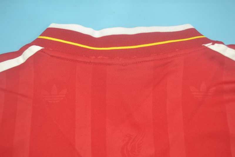 Liverpool Soccer Jersey Home Retro Replica 1986/87