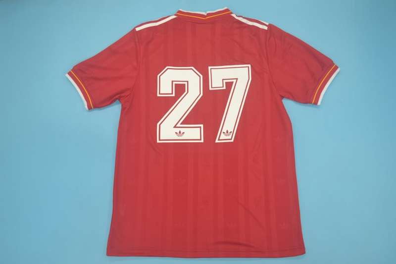 Liverpool Soccer Jersey Home Retro Replica 1986/87