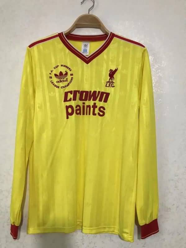 Liverpool Soccer Jersey Third Long Retro Replica 1986/87