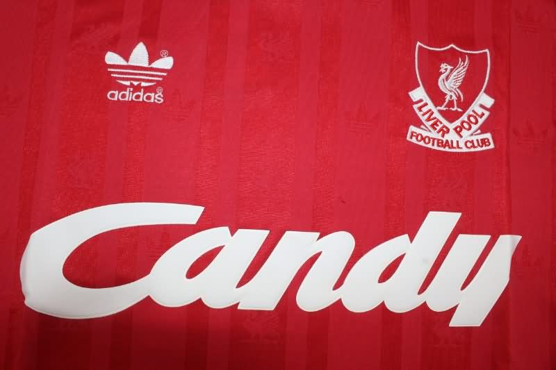 Liverpool Soccer Jersey Home Retro Replica 1988/89