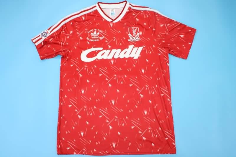 Liverpool Soccer Jersey Home Retro Replica 1989/91