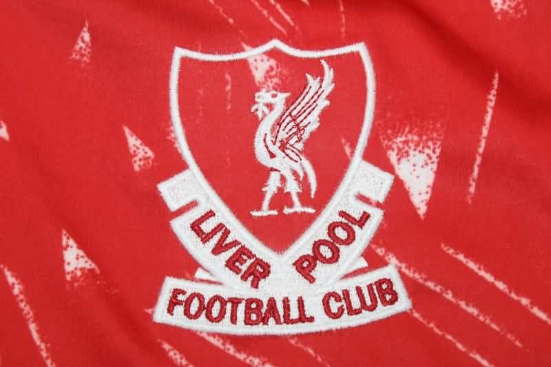 Liverpool Soccer Jersey Home Retro Replica 1989/91