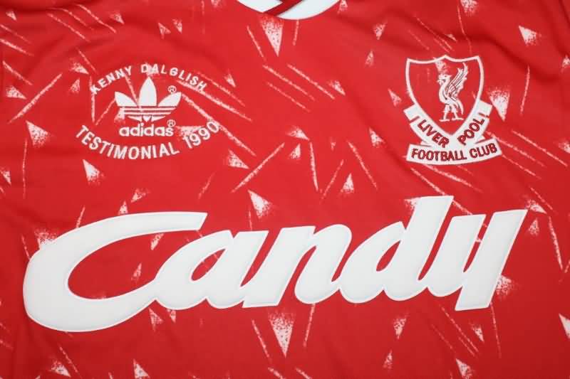 Liverpool Soccer Jersey Home Retro Replica 1989/91