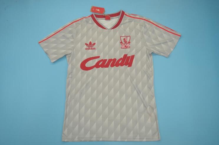 Liverpool Soccer Jersey Away Retro Replica 1989/91