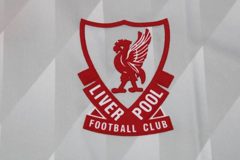 Liverpool Soccer Jersey Away Long Sleeve Retro Replica 1989/91