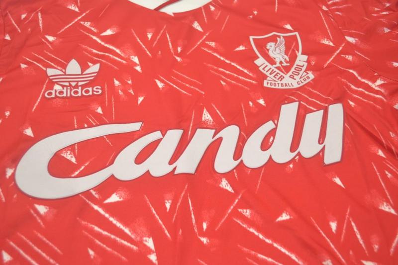 Liverpool Soccer Jersey Home Long Retro Replica 1989/91