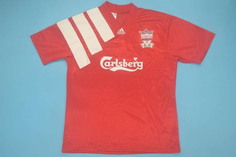 Liverpool Soccer Jersey Home Retro Replica 1992/93