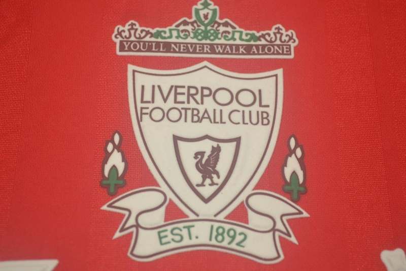 Liverpool Soccer Jersey Home Long Retro Replica 1993/95