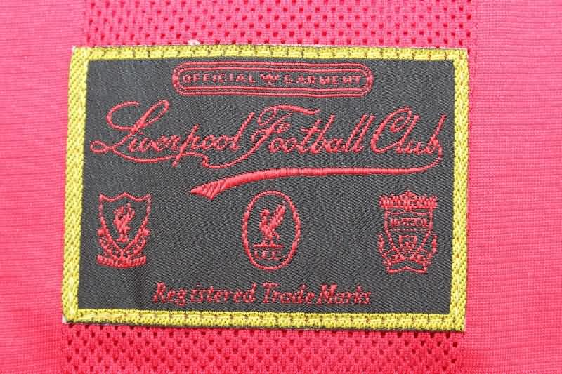 Liverpool Soccer Jersey Home Long Sleeve Retro Replica 1995/96