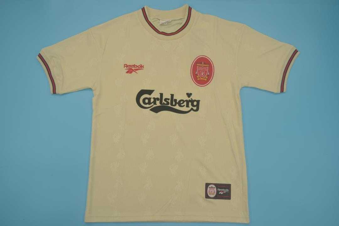 Liverpool Soccer Jersey Away Retro Replica 1996/97