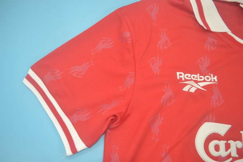 Liverpool Soccer Jersey Home Retro Replica 1996/98