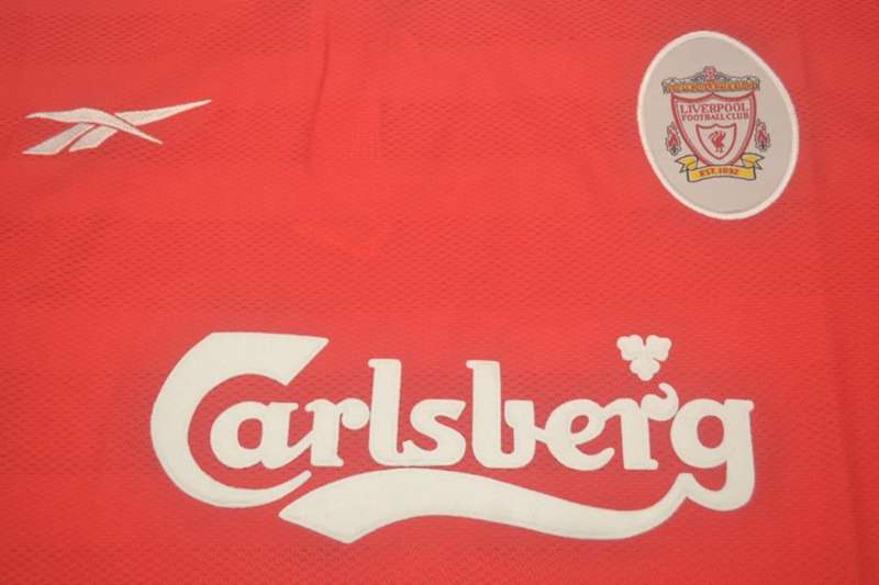 Liverpool Soccer Jersey Home Long Retro Replica 1998/2000