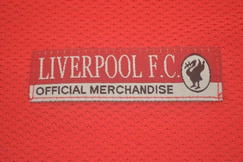 Liverpool Soccer Jersey Home Long Retro Replica 1998/2000