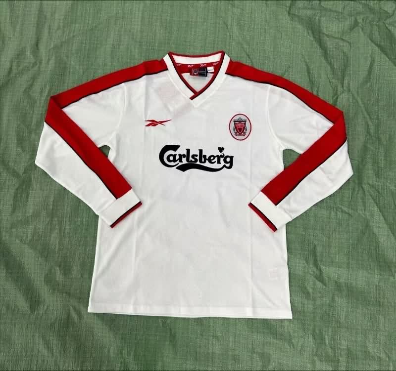 AAA Quality Liverpool 1998/99 Away Retro Long Sleeve Soccer Jersey