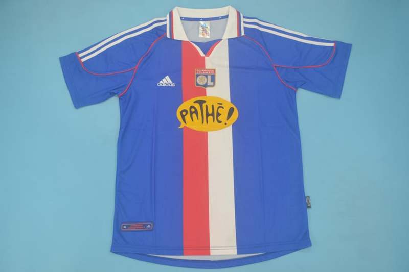Lyon Soccer Jersey Away Retro Replica 2000/01