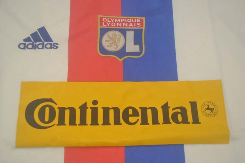 Lyon Soccer Jersey Home Retro Replica 2000/01