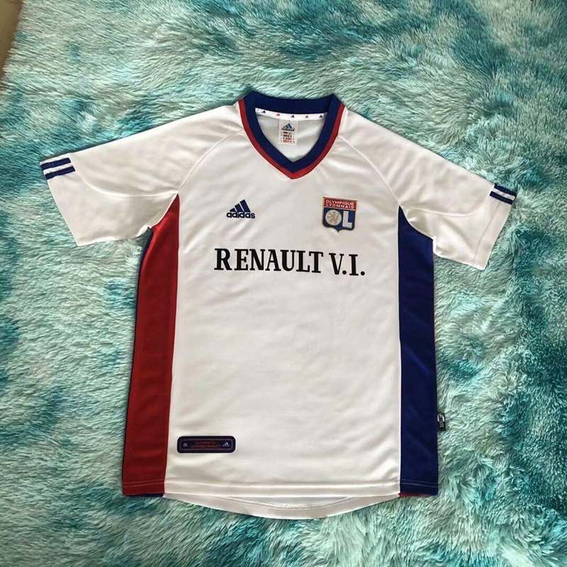 Lyon Soccer Jersey Home Retro Replica 2001/02