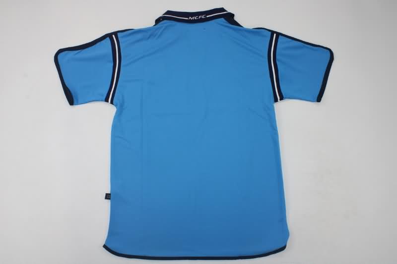 Manchester City Soccer Jersey Home Retro Replica 2002/03