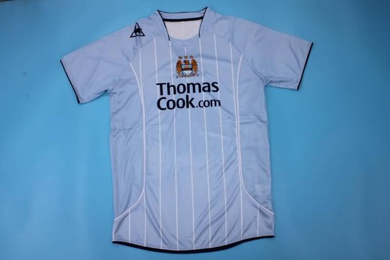 Manchester City Soccer Jersey Home Retro Replica 2007/08