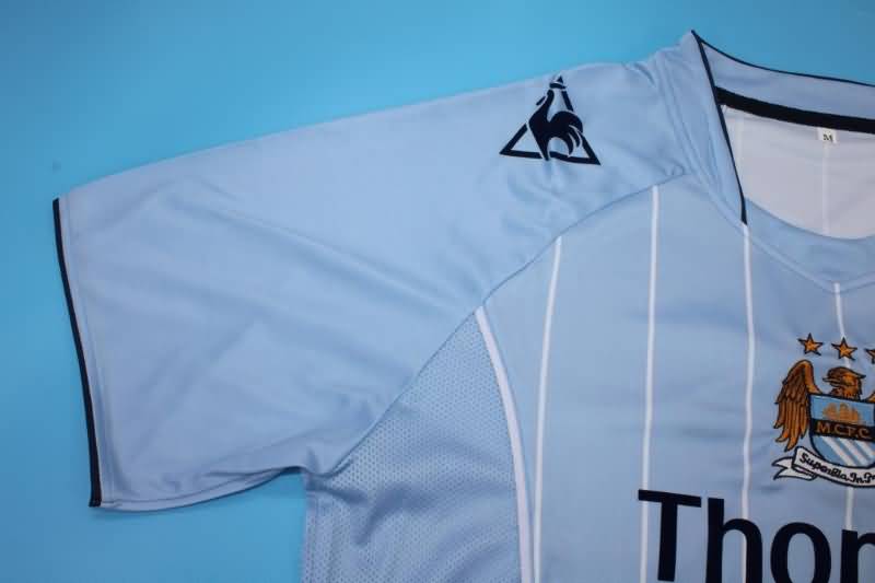 Manchester City Soccer Jersey Home Retro Replica 2007/08