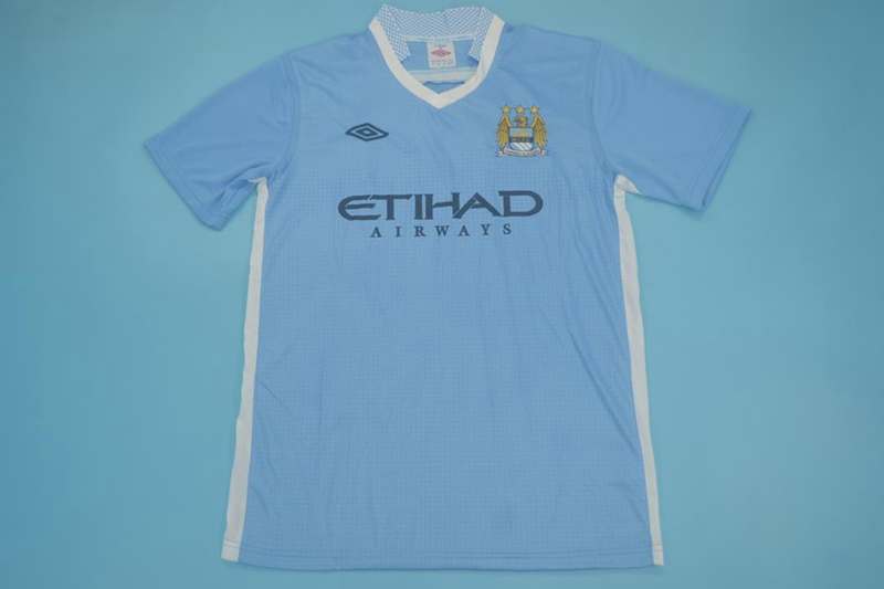 Manchester City Soccer Jersey Home Retro Replica 2011/12