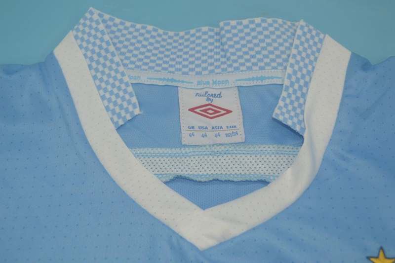 Manchester City Soccer Jersey Home Retro Replica 2011/12