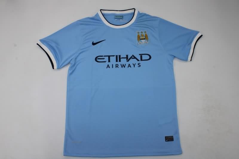 Manchester City Soccer Jersey Home Retro Replica 2013/14