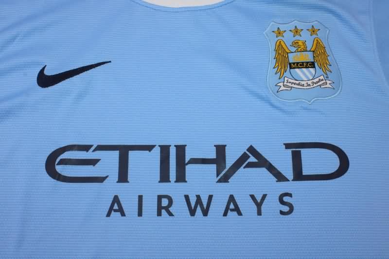 Manchester City Soccer Jersey Home Retro Replica 2013/14