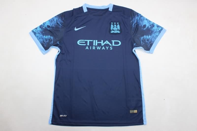 Manchester City Soccer Jersey Away Retro Replica 2015/16