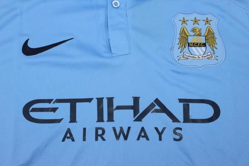 Manchester City Soccer Jersey Home Retro Replica 2015/16